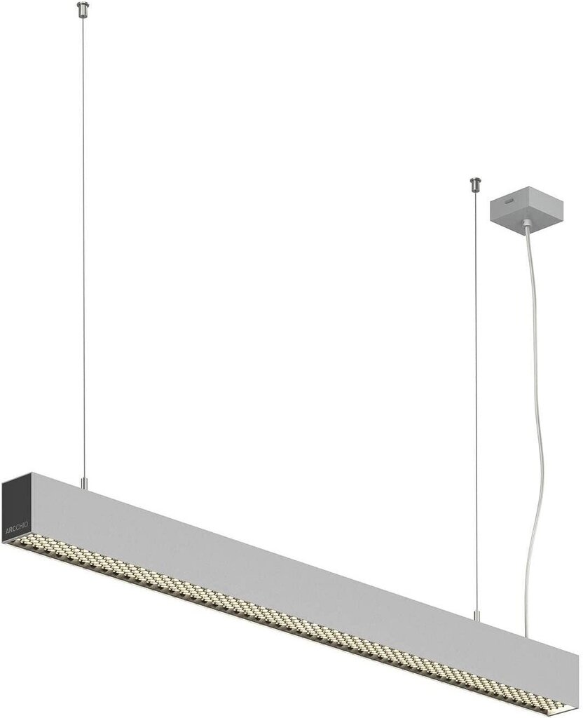 Archio Thores LED biroja piekaramā lampa, 113 cm sudraba цена и информация | Lustras | 220.lv