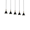 Подвесной светильник Arina LED, цвет черный, 5 лампочек
