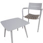 Balkona komplekts COCORA galds un 2 krēsli, brūns цена и информация | Dārza mēbeļu komplekti | 220.lv