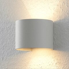Balta sienas lampa Zuzana, apaļa cena un informācija | Sienas lampas | 220.lv