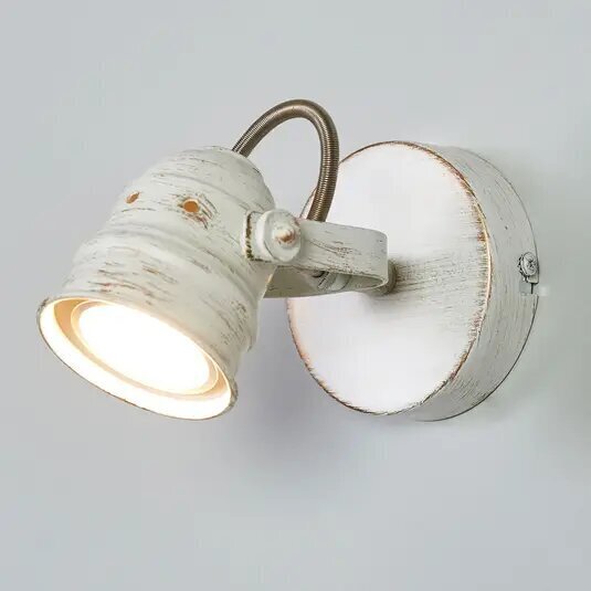 Balts LED prožektors Leonor ar GU10 lampu цена и информация | Sienas lampas | 220.lv
