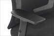 Biroja krēsls Stema Hager, melns, hroma cena un informācija | Biroja krēsli | 220.lv