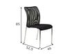 Biroja krēsls A2A HN-7502/CH, melns cena un informācija | Virtuves un ēdamistabas krēsli | 220.lv