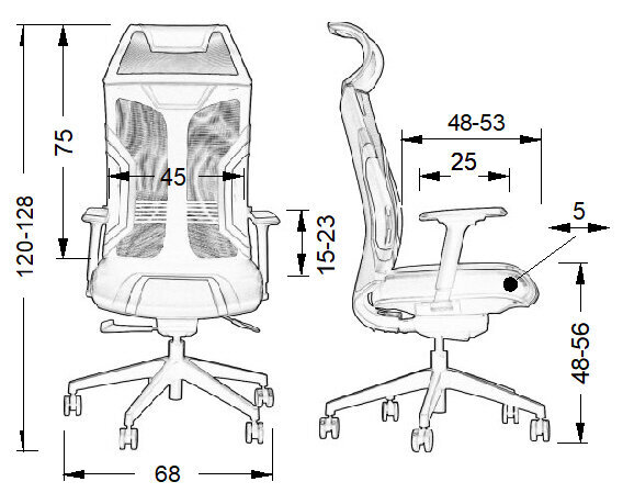 Biroja krēsls Stema Ryder Extreme, melns/sarkans cena un informācija | Biroja krēsli | 220.lv