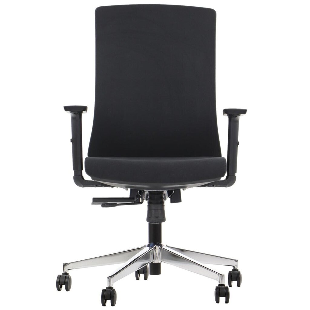 Biroja krēsls Stema Tono, melns, hroma cena un informācija | Biroja krēsli | 220.lv