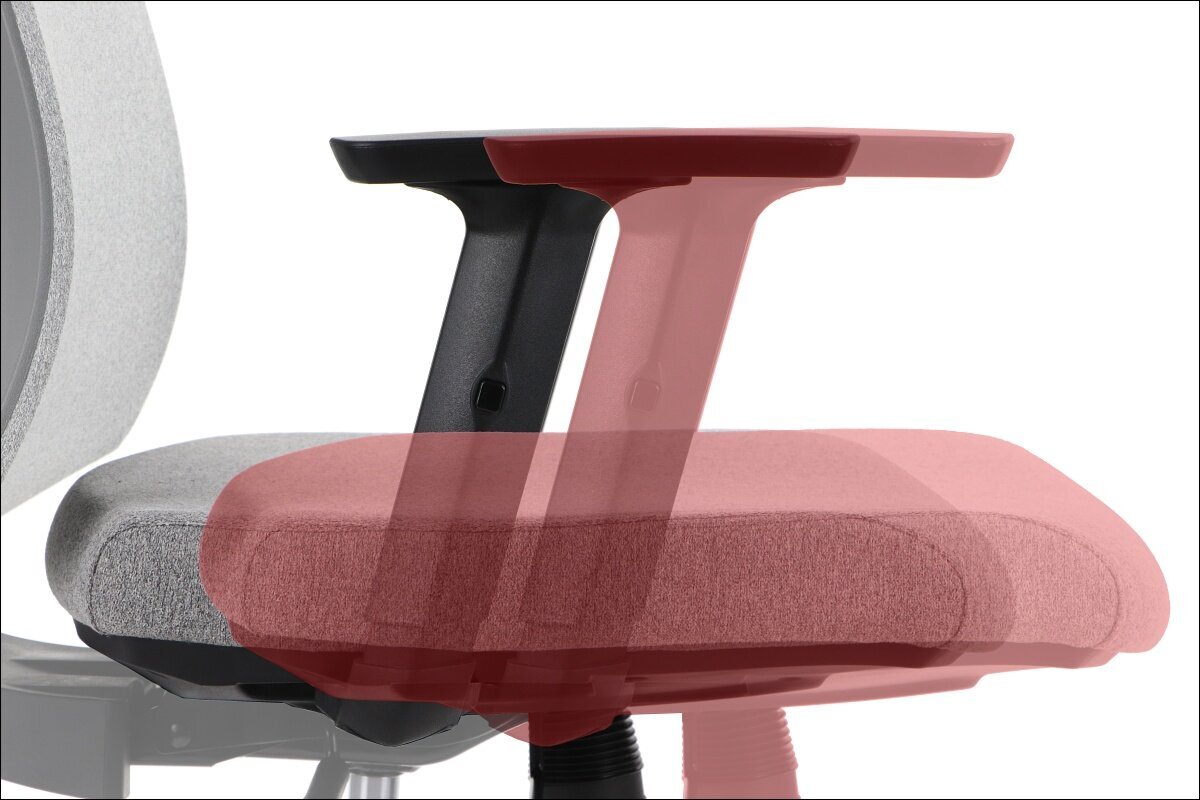 Biroja krēsls Stema Tono, pelēks/hroma cena un informācija | Biroja krēsli | 220.lv