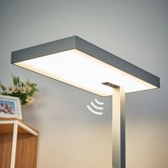 Biroja LED stāvlampa Nora, kustību detektors 50W cena un informācija | Stāvlampas | 220.lv