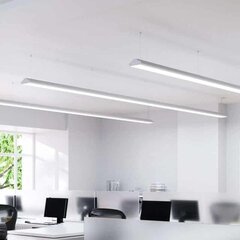 Biroja piekaramā lampa Lexine ar LED, auksti balta cena un informācija | Lustras | 220.lv