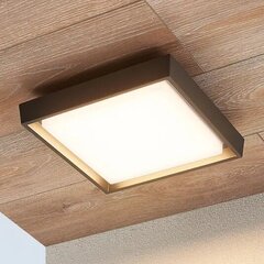 Birta LED āra griestu lampa, stūra, 27 cm cena un informācija | Griestu lampas | 220.lv