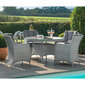 Dārza mēbeļu komplekts ASCOT galds un 4 krēsli cena un informācija | Dārza mēbeļu komplekti | 220.lv