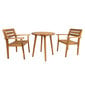 Dārza mēbeļu komplekts FLORIAN galds un 2 krēsli цена и информация | Dārza mēbeļu komplekti | 220.lv