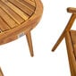 Dārza mēbeļu komplekts FLORIAN galds un 2 krēsli cena un informācija | Dārza mēbeļu komplekti | 220.lv