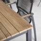 Dārza mēbeļu komplekts MONTANA galds un 8 krēsli (13269) tīkkoks, nerūsejošs tērauds, pulverkrāsojums cena un informācija | Dārza krēsli | 220.lv