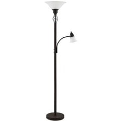 Dunja LED augšējais apgaismojums ar lasīšanas lampu цена и информация | Торшеры | 220.lv