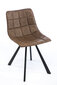 2-u krēslu komplekts Element Kimberly Designer chair, Brown цена и информация | Virtuves un ēdamistabas krēsli | 220.lv