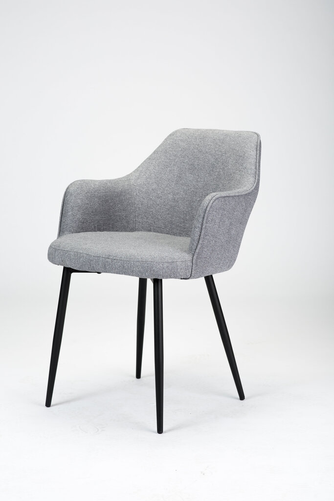 2-u krēslu komplekts Element Tiffany Designer chair, pelēks cena un informācija | Virtuves un ēdamistabas krēsli | 220.lv