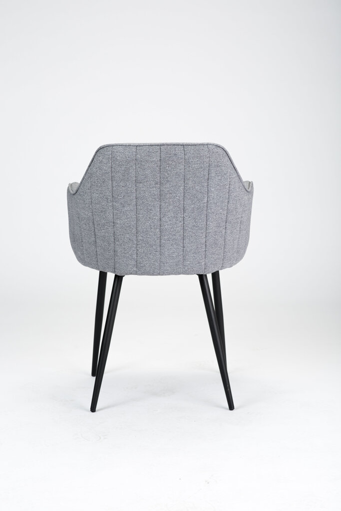 2-u krēslu komplekts Element Tiffany Designer chair, pelēks cena un informācija | Virtuves un ēdamistabas krēsli | 220.lv