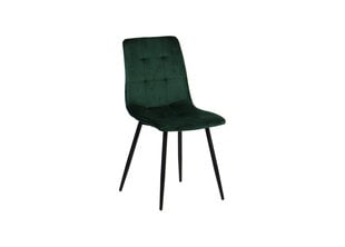 Mīksts ēdamistabas krēsls A2A CN-6004, zaļš cena un informācija | Virtuves un ēdamistabas krēsli | 220.lv