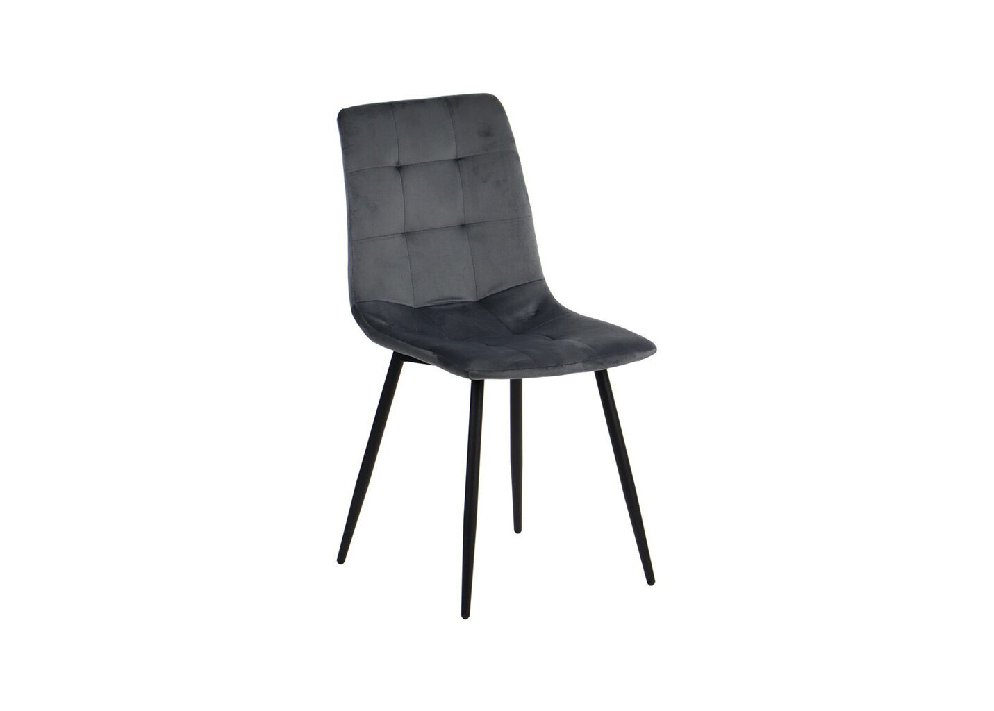 Mīksts ēdamkrēsls A2A CN-6004, pelēks cena un informācija | Virtuves un ēdamistabas krēsli | 220.lv