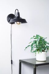 Настенный светильник GRIMSBY черный 107907 цена и информация | Настенные светильники | 220.lv