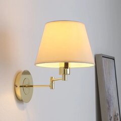 Sienas lampa Pola, izvelkamais abažūrs, misiņš cena un informācija | Sienas lampas | 220.lv