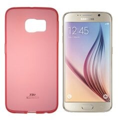 Roar Super Plāns 0.3mm Premium Kvalitātes Aizmugures Apvalks Samsung G920 Galaxy S6 Caurspīdīgi Sarkans (EU Blister) cena un informācija | Telefonu vāciņi, maciņi | 220.lv
