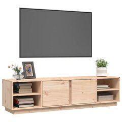 vidaXL TV skapītis, 156x40x40 cm, priedes masīvkoks цена и информация | Тумбы под телевизор | 220.lv