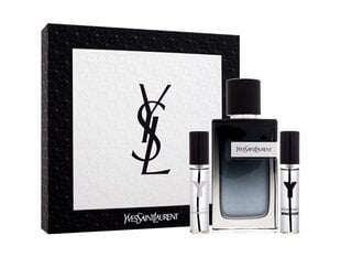 Komplekts vīriešiem Yves Saint Laurent Y: EDP, 100 ml + EDP, 10 ml + EDT, 10 ml cena un informācija | Vīriešu smaržas | 220.lv