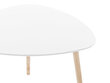 Dīvāna galdu komplekts TERENCJA-balta/ dabīga cena un informācija | Žurnālgaldiņi | 220.lv