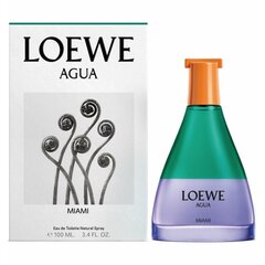 Туалетная вода Loewe Agua Miami EDT, 100 мл цена и информация | Женские духи Lovely Me, 50 мл | 220.lv
