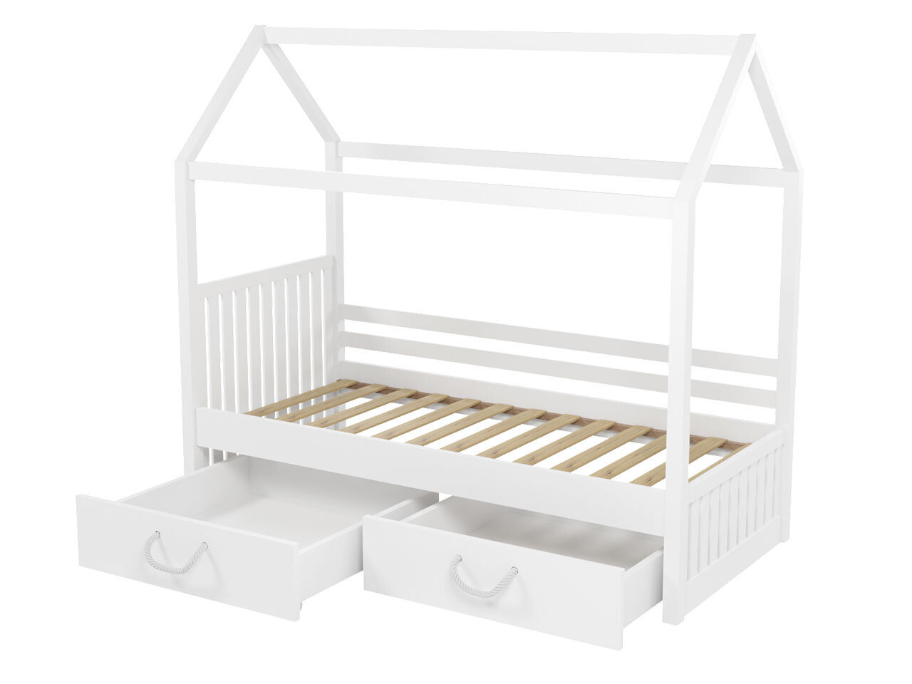 Bērnu gultiņa PIERIS 90-biały / balta цена и информация | Bērnu gultas | 220.lv