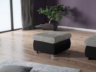 Тумба HERKULES small (экокожа) ecoskóra Soft 011 (czarna) + Lawa 05 цена и информация | Кресла-мешки и пуфы | 220.lv