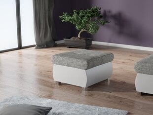 Тумба HERKULES small-ecoskóra Soft 017 (белый) + Lawa 05 цена и информация | Кресла-мешки и пуфы | 220.lv