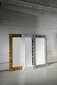 Vannasistabas spogulis, koka rāmis, ar rokām grebts, 80x150 cm, SAMBLUNG balts cena un informācija | Vannas istabas spoguļi | 220.lv