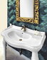 Vannasistabas spogulis, koka rāmis, ar rokām grebts, 40x70 cm, SAMBLUNG vecināts zelts цена и информация | Vannas istabas spoguļi | 220.lv