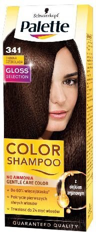 Krāsojošs šampūns Palette Color Shampoo nr 341 Dark Chocolate cena un informācija | Matu krāsas | 220.lv
