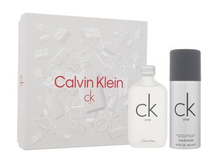 Komplekts sievietēm un vīriešiem Calvin Klein CK One, 2 gab. cena un informācija | Sieviešu smaržas | 220.lv