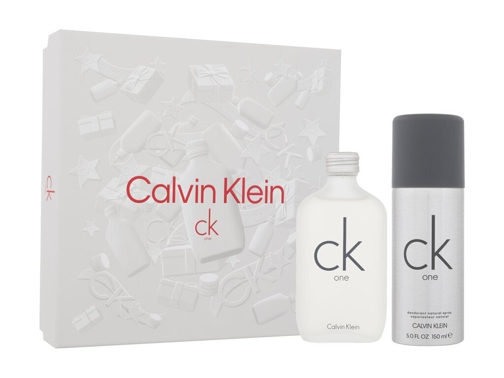 Komplekts sievietēm un vīriešiem Calvin Klein CK One, 2 gab. цена и информация | Sieviešu smaržas | 220.lv