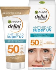 Крем для лица от солнца Delial Anti-Aging Super UV Facial Protective Cream Spf50, 50 мл цена и информация | Кремы от загара | 220.lv