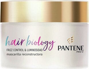 Pantene Matu Maska Hair Biology Frizz & Luminosidad Pantene (160 ml) цена и информация | Бальзамы, кондиционеры | 220.lv