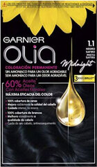 Garnier Noturīga Krāsa Olia 1,10 Black Sapphire Garnier Nesatur Amonjaku (4 Daudzums) cena un informācija | Matu krāsas | 220.lv