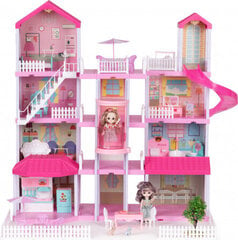 Большой кукольный домик с мебелью цена и информация | Игрушки для девочек | 220.lv