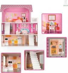 Деревянный кукольный домик Lulilo Trikito 70 см цена и информация | Игрушки для девочек | 220.lv