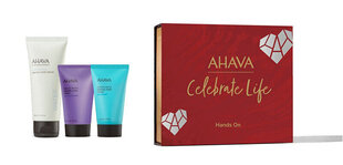 Набор кремов для рук для женщин Ahava Celebrate Life Hands On: минеральный крем для рук, 100 мл + Spring Blossom, 40 мл + Sea Kissed, 40 мл цена и информация | Кремы, лосьоны для тела | 220.lv