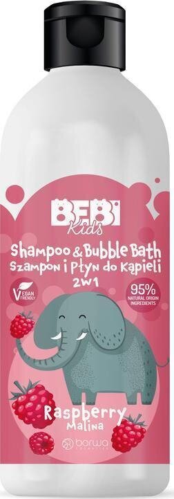 Šampūns un vannas putas Barwa Bebi Kids 2in1 aveņu, 500 ml цена и информация | Bērnu kosmētika, līdzekļi jaunajām māmiņām | 220.lv