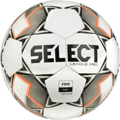 Futbola bumba Select League Pro FIFA Basic Ball LEAGUE WHT-GRE cena un informācija | Futbola bumbas | 220.lv