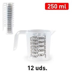 Мерный стакан, 250 мл цена и информация | Кухонные принадлежности | 220.lv