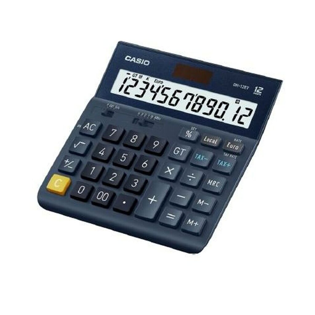 Kalkulators Casio DH-12ET Melns цена и информация | Kancelejas preces | 220.lv