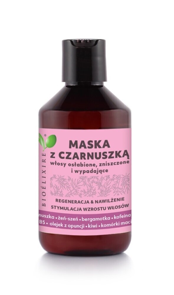 Maska bojātiem un trausliem matiem Bioelixire Nigella, 300 ml cena un informācija | Matu uzlabošanai | 220.lv