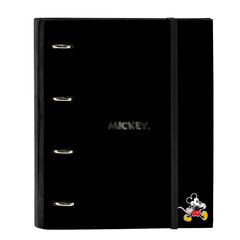 Gredzenveida stiprinājums Mickey Mouse Clubhouse Melns (27 x 32 x 3.5 cm) cena un informācija | Kancelejas preces | 220.lv